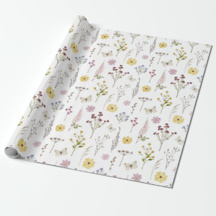 Lente Wildbloem groen weide bloem bloementuin Cadeaupapier