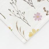 Lente Wildbloem groen weide bloem bloementuin Fleece Deken (Hoek)