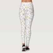 Lente Wildbloem groen weide bloem bloementuin Leggings (Achterkant)