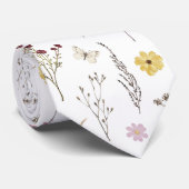 Lente Wildbloem groen weide bloem bloementuin Stropdas (Opgerold)