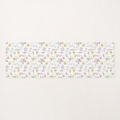 Lente Wildbloem groen weide bloem bloementuin Yogamat (Achterkant (horizontaal))