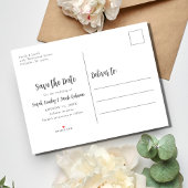 Lente Wildbloemen Budget Bruiloft Save the Date Aankondigingskaart