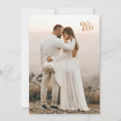 Lente Wildbloemen Vlinders Foto Save the Date (Achterkant)