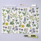 Lente Wilde bloem Geel Paars Floral Buttercup Tissuepapier (Craft)