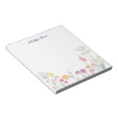 Lente wilde bloemen | Aangepaste Florentijntop Notitieblok (Schuin)