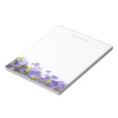 Lente wilde bloemen aanpasbare Notitieblok (Linkerzijde)