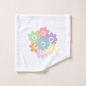 Lente wilde bloemen bad handdoek (Wasdoekje)
