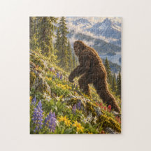 Lente Wilde Bloemen Bigfoot Puzzel