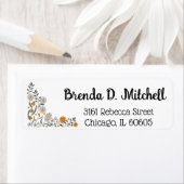 Lente wilde bloemen etiket (Insitu)