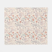 Lente Wilde Bloemen Fluisteringen Fleece Deken (Voorkant (Horizontaal))