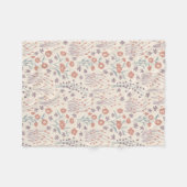 Lente Wilde Bloemen Fluisteringen Fleece Deken (Voorkant (Horizontaal))
