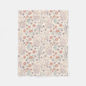 Lente Wilde Bloemen Fluisteringen Fleece Deken (Voorkant)