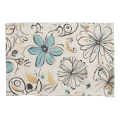 Lente wilde bloemen kussensloop (Voorkant)