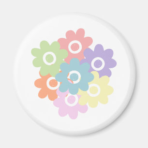 Lente wilde bloemen magneet