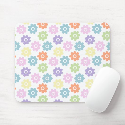 Lente wilde bloemen muismat (Met muis)