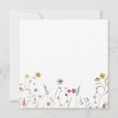 Lente Wilde Bloemen Save The Date (Achterkant)