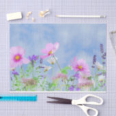 lente, wilde bloemen tissuepapier (Craft)
