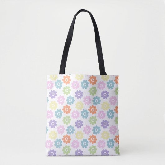 Lente wilde bloemen tote bag (Voorkant)