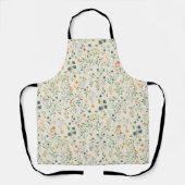 Lente Wilde Bloemenweide All-Over Print Schort (Voorkant)
