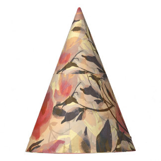 Lente wilde rozen: waterverf. feesthoedjes