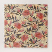 Lente wilde rozen: waterverf. legpuzzel (Verticaal)