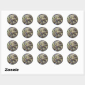 LENTE WILG RONDE STICKER (Vel)