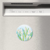 Lente (witte krokussen) magneet (Insitu (Vaatwasser))