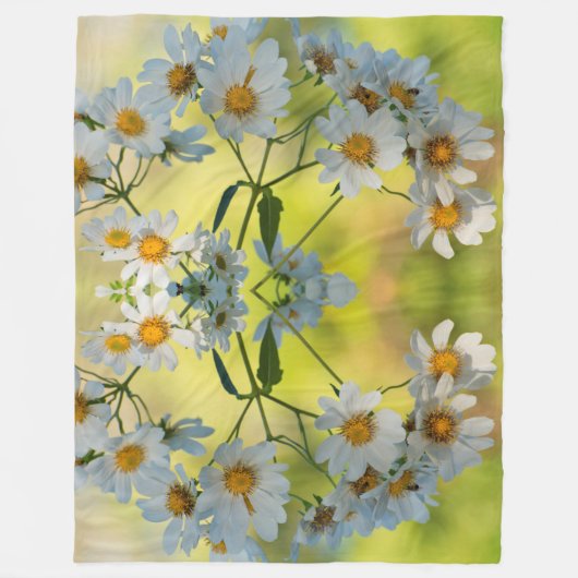 Lente witte vleermuis overal fleece deken (Voorkant)