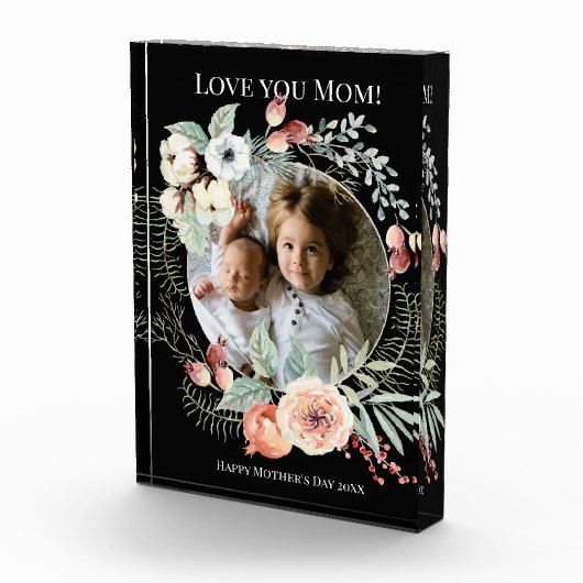 Lente Wreater Moederdag Foto Acrylblok (Rechts)