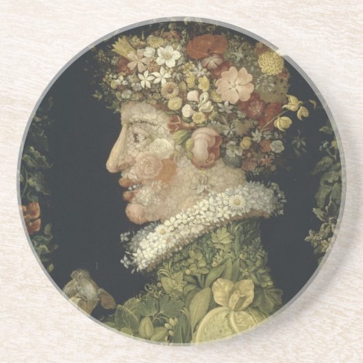 lente zandsteen onderzetter (Voorkant)