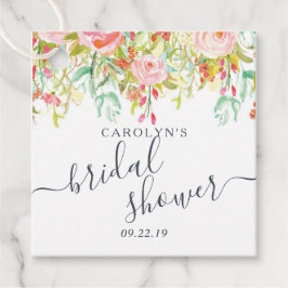 Lente Zomer Bloemen | Bruidsdouche Bedankjes Labels