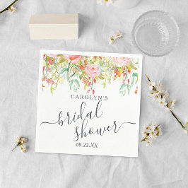 Lente Zomer Bloemen | Bruidsdouche Servet