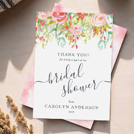 Lente Zomer Bloemen | Bruidsfeest Bedankt