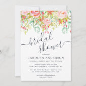 Lente Zomer Bloemen | Bruidsfeest Kaart (Voorkant)