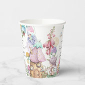 Lente Zomer Bloemen 'Kleine feeën Meisje Verjaarda Papieren Bekers (Links)
