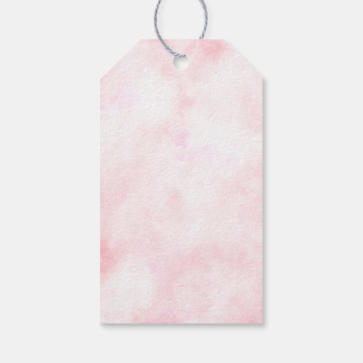 Lente Zomer Bloemen | Vrijgezellenfeest Dank u Cadeaulabel (Achterkant)