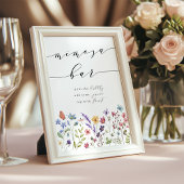 Lente Zomer Bloemen Vrijgezellenfeest Mimosa Bar Poster