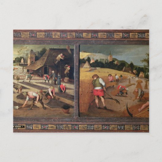 Lente; zomer briefkaart (Voorkant)