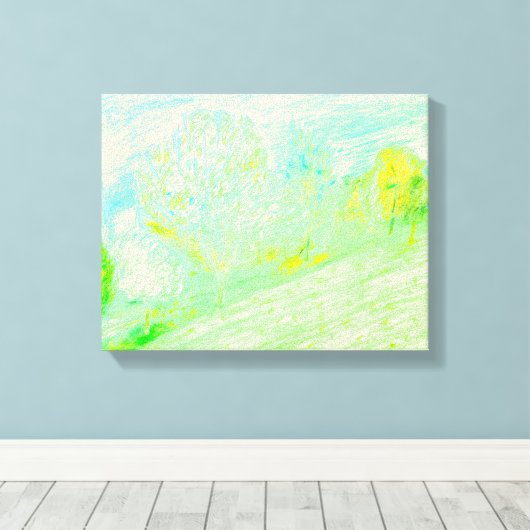 Lente/Zomer Canvas Print (Insitu (Houten vloer))