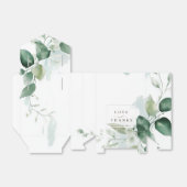 Lente Zomer groene bladeren Bedankdoosjes (Uitgevouwen)