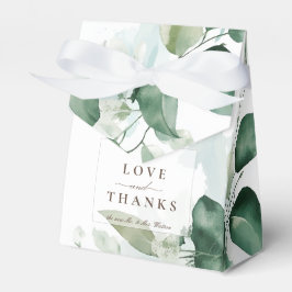 Lente Zomer groene bladeren Bedankdoosjes