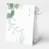 Lente Zomer groene bladeren Bedankdoosjes (Achterkant)