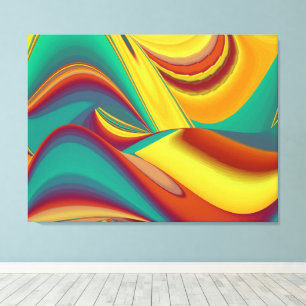 Lente Zomer Herfst Bloemen Magie Canvas Afdruk
