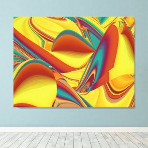 Lente Zomer Herfst Bloemen Magie Canvas Afdruk
