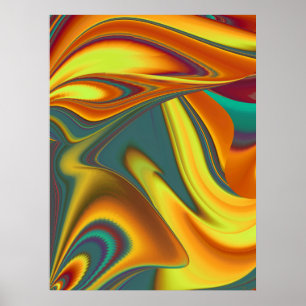 Lente Zomer Herfst Bloemen Magie Poster