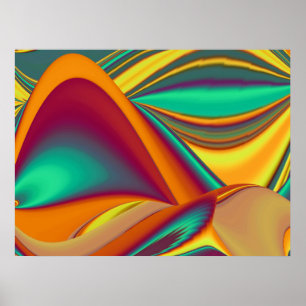 Lente Zomer Herfst Bloemen Magie Poster
