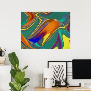 Lente Zomer Herfst Bloemen Magie Poster