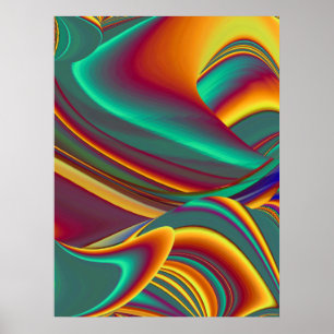 Lente Zomer Herfst Bloemen Magie Poster