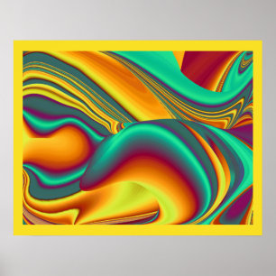 Lente Zomer Herfst Bloemen Magie Poster