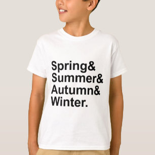 Lente Zomer Herfst Winter   Vier Seizoenen T-shirt
